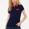Lolida, فروش تیشرت بانوان سرمه ای با کیفیت عالی و رنگ زیبا و طرح شیک و قیمت عمده ساخت برند US Polo Assn .