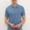 Lolida, فروش تیشرت مردانه آبی با کیفیت عالی و رنگ زیبا و طرح شیک و قیمت عمده ساخت برند US Polo Assn .