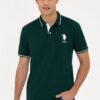 Lolida, فروش تیشرت مردانه سبز با کیفیت عالی و رنگ زیبا و طرح شیک و قیمت عمده ساخت برند US Polo Assn .