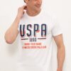 Lolida, فروش تیشرت مردانه سفید با کیفیت عالی و رنگ زیبا و طرح شیک و قیمت عمده ساخت برند US Polo Assn .