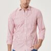Lolida, فروش پیراهن کلاسیک اسلیم فیت مردانه یقه نخی سفید قرمز با کیفیت عالی و رنگ زیبا و طرح شیک و قیمت عمده ساخت برند Altınyıldız Classics .